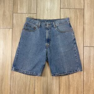 Levi’s 550 Men’s Denim Shorts 34 Relaxed Fit Blue Jean Cutoff Vintage Style